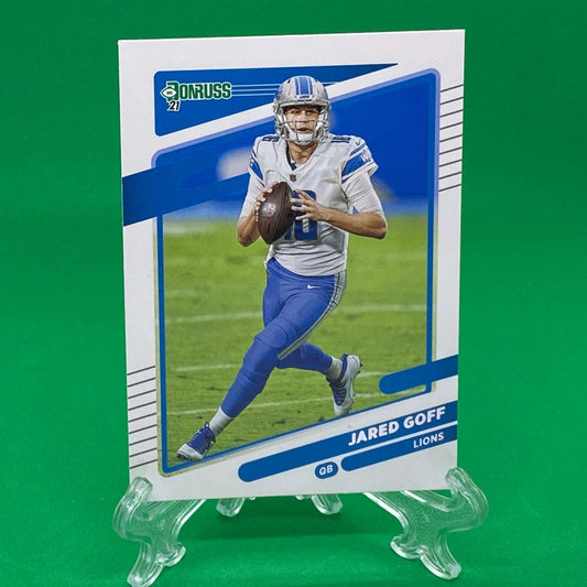 Raw Individual Card: 2021 Donruss Football Base Set - Jared Goff (#170) - Hails Mary Cards