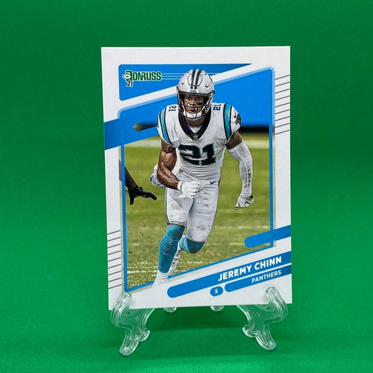 Raw Individual Card: 2021 Donruss Football Base Set - Jeremy Chinn (#221) - Hails Mary Cards