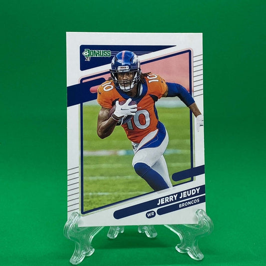 Raw Individual Card: 2021 Donruss Football Base Set - Jerry Jeudy (#185) - Hails Mary Cards