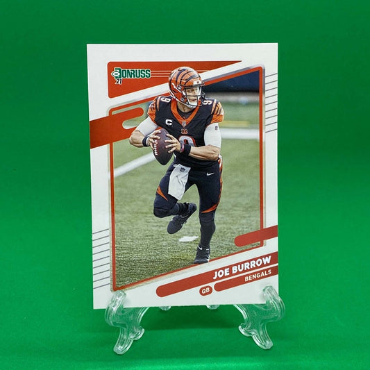 Raw Individual Card: 2021 Donruss Football Base Set - Joe Burrows (#211) - Hails Mary Cards