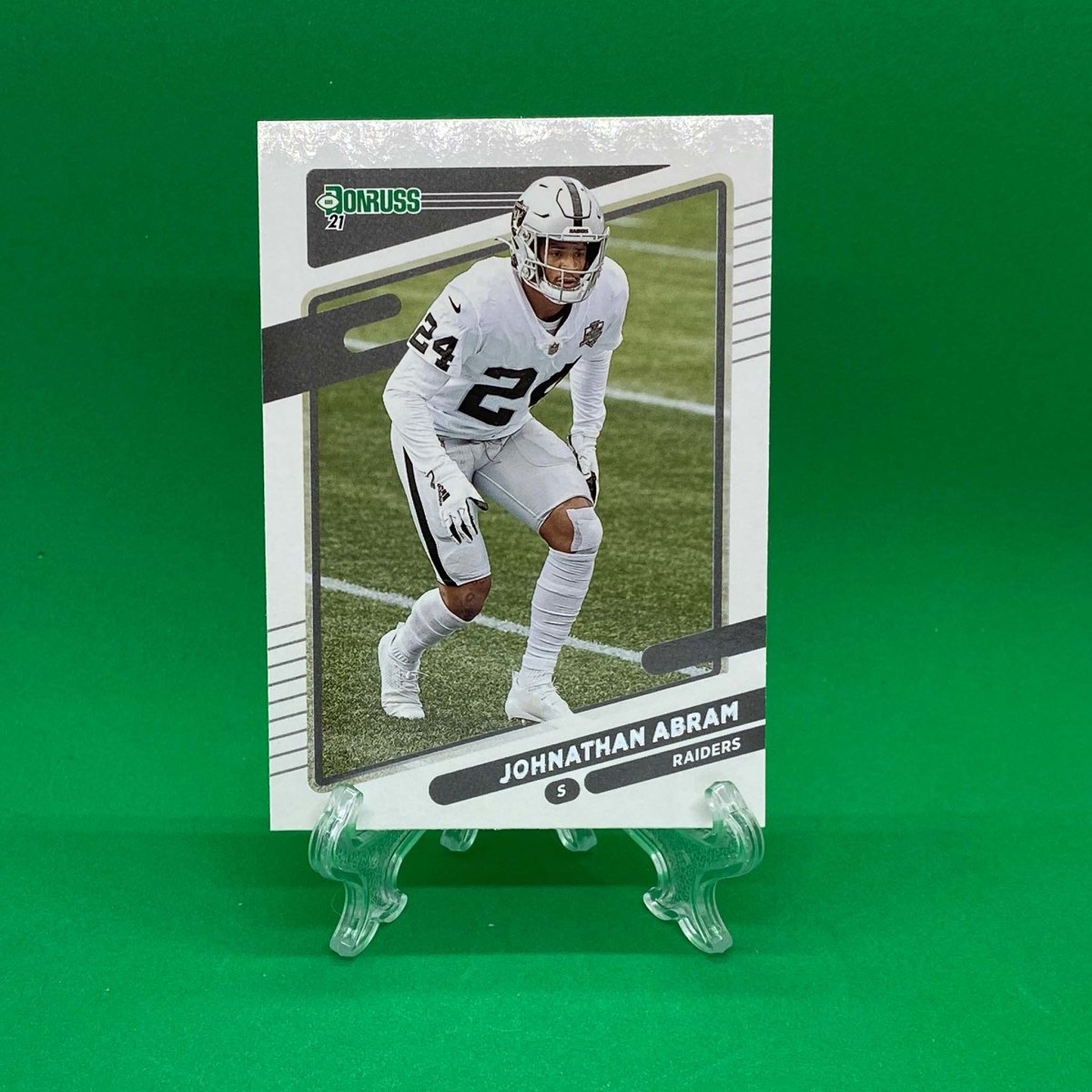 Raw Individual Card: 2021 Donruss Football Base Set - Johnathan Abram (#89) - Hails Mary Cards