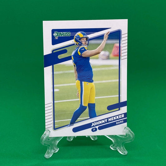 Raw Individual Card: 2021 Donruss Football Base Set - Johnny Hekker (#146) - Hails Mary Cards
