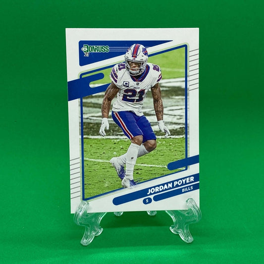 Raw Individual Card: 2021 Donruss Football Base Set - Jordan Poyer (#229) - Hails Mary Cards