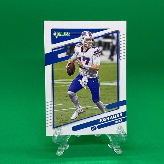 Raw Individual Card: 2021 Donruss Football Base Set - Josh Allen (#225) - Hails Mary Cards