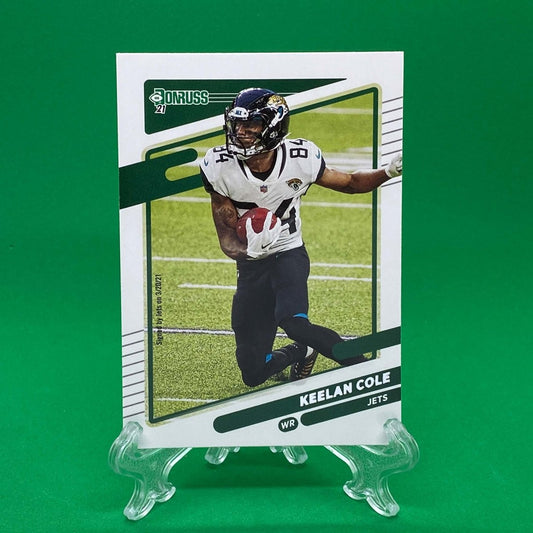 Raw Individual Card: 2021 Donruss Football Base Set - Keelan Cole (#136) - Hails Mary Cards
