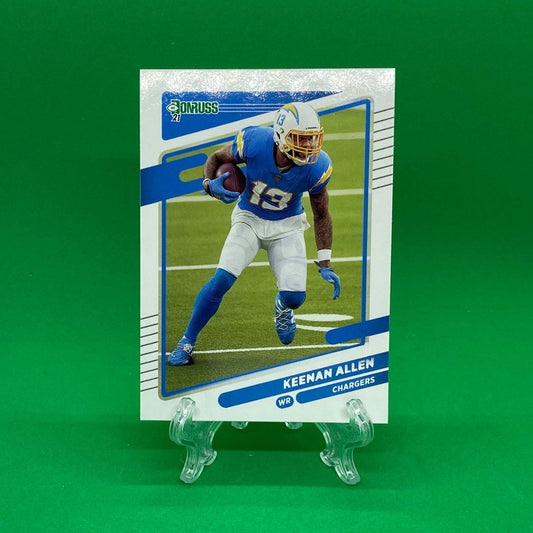 Raw Individual Card: 2021 Donruss Football Base Set - Keenan Allen (#73) - Hails Mary Cards