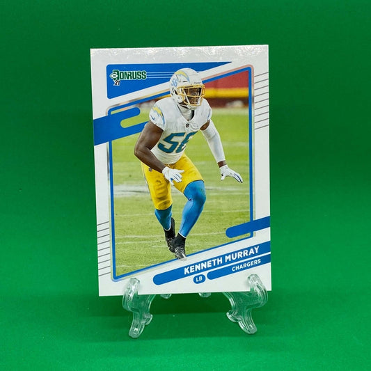 Raw Individual Card: 2021 Donruss Football Base Set - Kenneth Murray (#77) - Hails Mary Cards