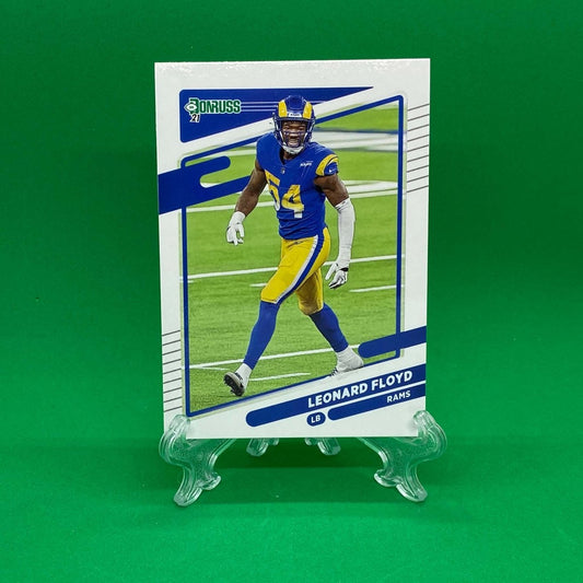 Raw Individual Card: 2021 Donruss Football Base Set - Leonard Floyd (#145) - Hails Mary Cards
