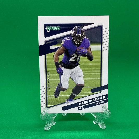 Raw Individual Card: 2021 Donruss Football Base Set - Mark Ingram II (#38) - Hails Mary Cards