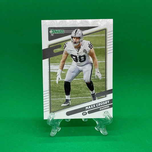 Raw Individual Card: 2021 Donruss Football Base Set - Max Crosby (#87) - Hails Mary Cards
