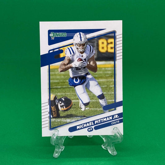 Raw Individual Card: 2021 Donruss Football Base Set - Michael Pittman Jr. (#151) - Hails Mary Cards