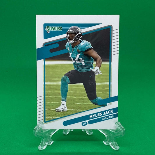 Raw Individual Card: 2021 Donruss Football Base Set - Miles Jack (#138) - Hails Mary Cards