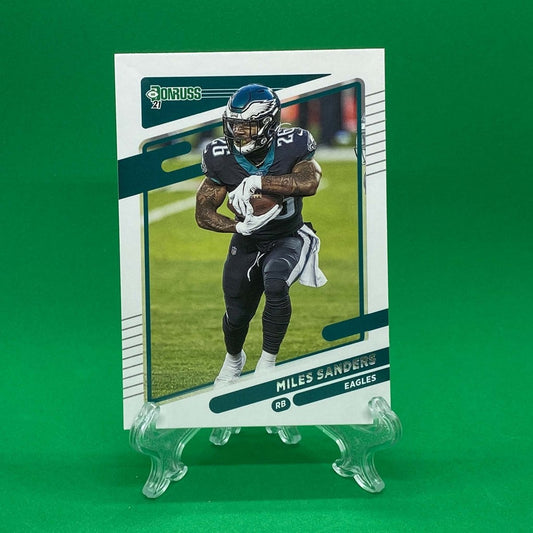 Raw Individual Card: 2021 Donruss Football Base Set - Miles Sanders (#109) - Hails Mary Cards