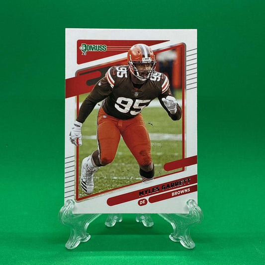 Raw Individual Card: 2021 Donruss Football Base Set - Myles Garrett (#199) - Hails Mary Cards