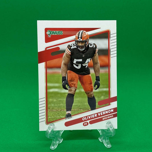 Raw Individual Card: 2021 Donruss Football Base Set - Olivier Vernon (#202) - Hails Mary Cards