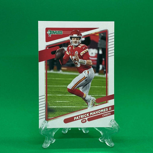 Raw Individual Card: 2021 Donruss Football Base Set - Patrick Mahomes II (#116) - Hails Mary Cards