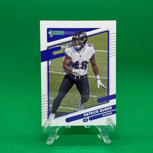 Raw Individual Card: 2021 Donruss Football Base Set - Patrick Queen (#242) - Hails Mary Cards