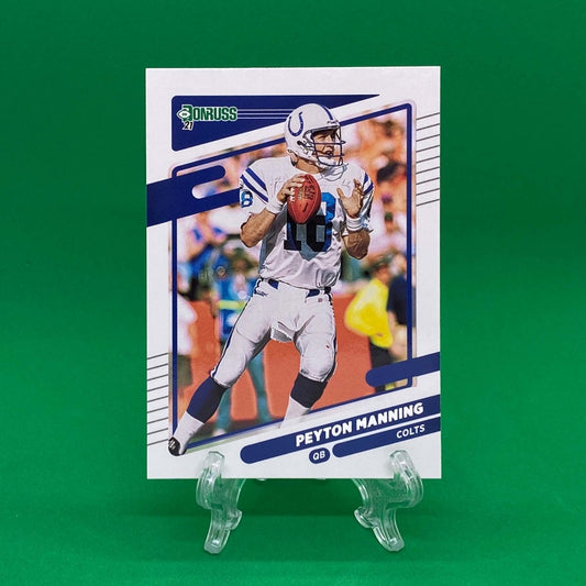 Raw Individual Card: 2021 Donruss Football Base Set - Peyton Manning (#148) - Hails Mary Cards