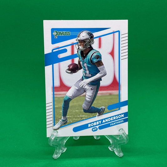 Raw Individual Card: 2021 Donruss Football Base Set - Robby Anderson (#222) - Hails Mary Cards