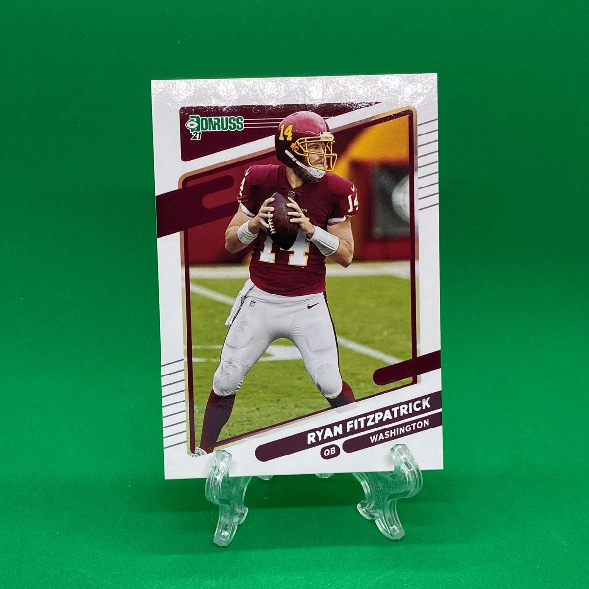 Raw Individual Card: 2021 Donruss Football Base Set - Ryan Fitzpatrick (#62) - Hails Mary Cards