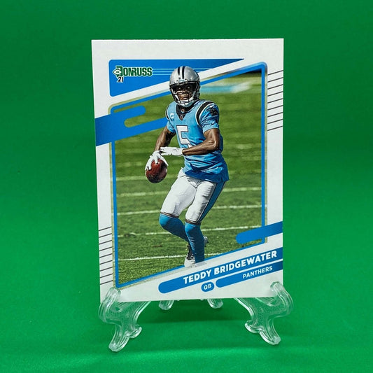 Raw Individual Card: 2021 Donruss Football Base Set - Teddy Bridgewater (#218) - Hails Mary Cards