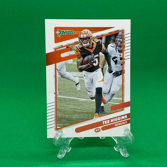 Raw Individual Card: 2021 Donruss Football Base Set - Tee Higgins (#213) - Hails Mary Cards