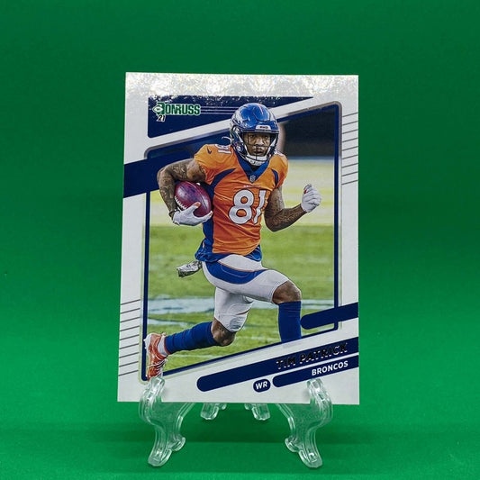 Raw Individual Card: 2021 Donruss Football Base Set - Tim Patrick (#186) - Hails Mary Cards