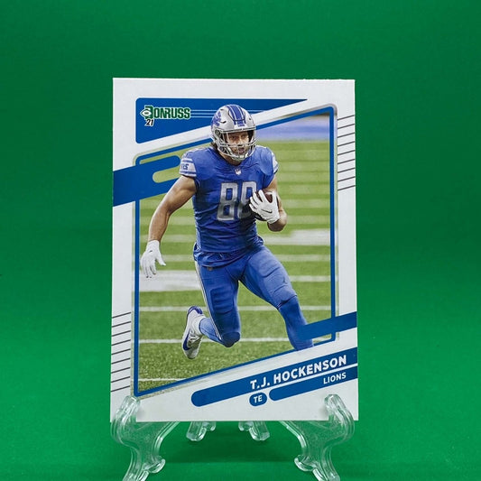Raw Individual Card: 2021 Donruss Football Base Set - T.J. Hockenson (#176) - Hails Mary Cards