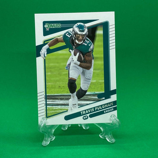 Raw Individual Card: 2021 Donruss Football Base Set - Travis Fulgham (#110) - Hails Mary Cards