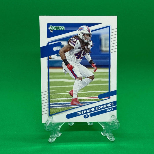 Raw Individual Card: 2021 Donruss Football Base Set - Tremaine Edmunds (#231) - Hails Mary Cards