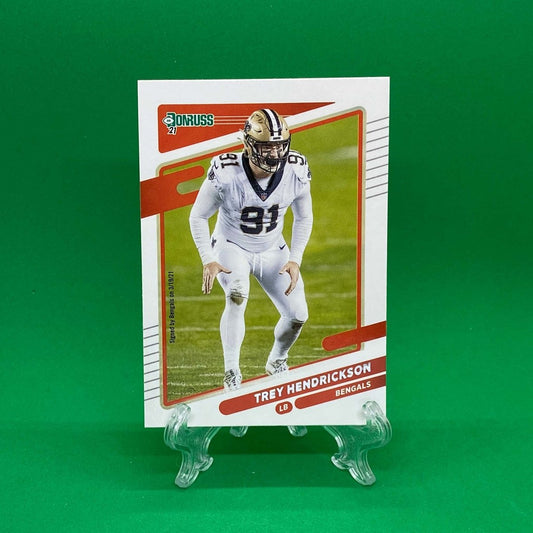 Raw Individual Card: 2021 Donruss Football Base Set - Trey Hendrickson (#100) - Hails Mary Cards