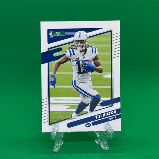 Raw Individual Card: 2021 Donruss Football Base Set - T.Y. Hilton (#152) - Hails Mary Cards