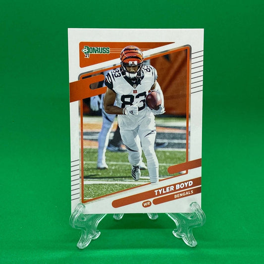 Raw Individual Card: 2021 Donruss Football Base Set - Tyler Boyd (#215) - Hails Mary Cards