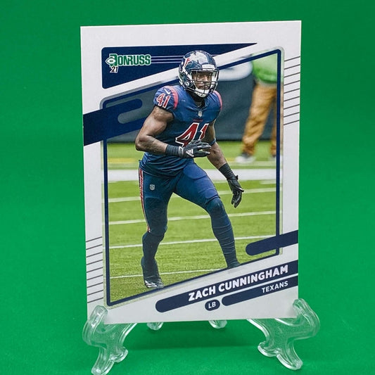 Raw Individual Card: 2021 Donruss Football Base Set - Zach Cunningham (#168) - Hails Mary Cards
