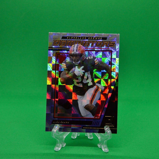 Raw Individual Card: 2021 Donruss Football Dominators - Nick Chubb (#D9) - Hails Mary Cards