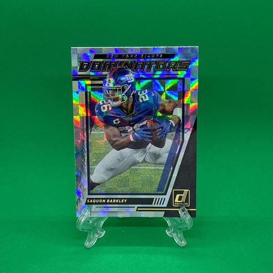 Raw Individual Card: 2021 Donruss Football Dominators - Saquon Barkley (#D24) - Hails Mary Cards