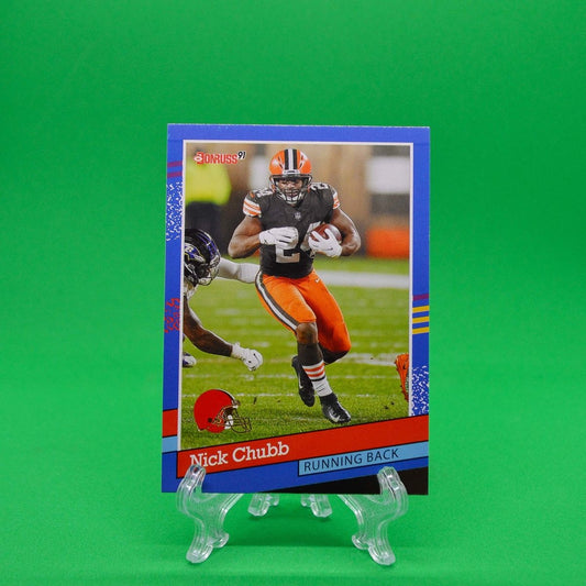 Raw Individual Card: 2021 Donruss Football Donruss 91 - Nick Chubb (#91-35) - Hails Mary Cards