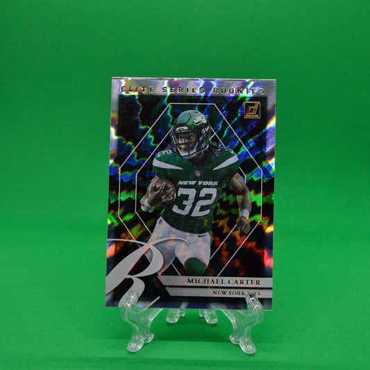 Raw Individual Card: 2021 Donruss Football Elite Series Rookies - Michael Carter (#ESR-MCA) - Hails Mary Cards