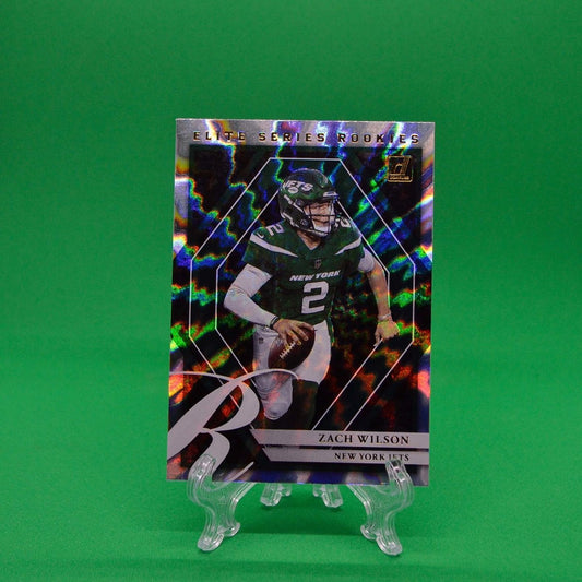 Raw Individual Card: 2021 Donruss Football Elite Series Rookies - Zach Wilson (#ESR-ZWI) - Hails Mary Cards