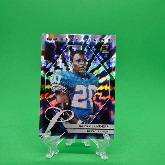 Raw Individual Card: 2021 Donruss Football Legends Series - Barry Sanders (#LS19) - Hails Mary Cards