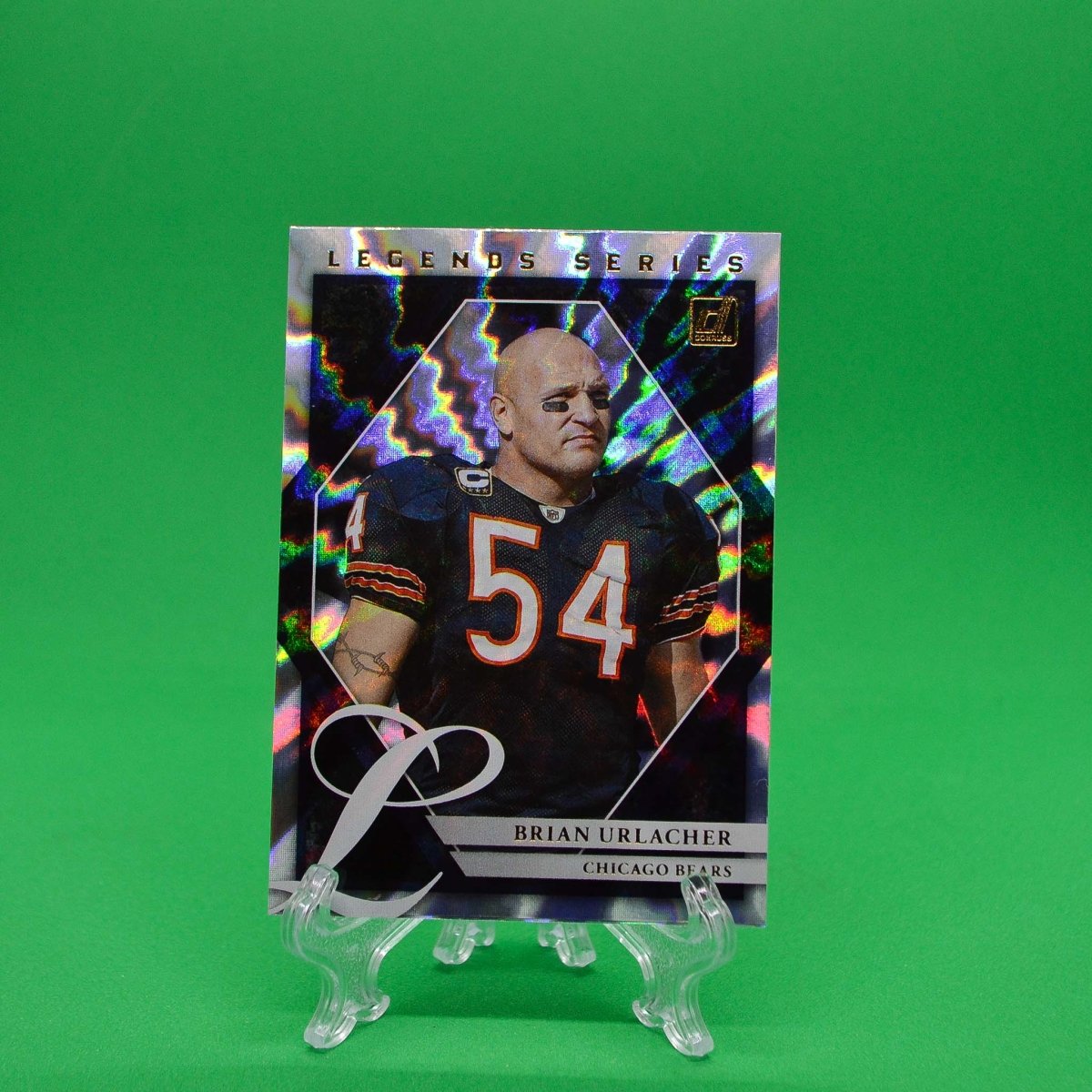 Raw Individual Card: 2021 Donruss Football Legends Series - Brian Urlacher (#LS6) - Hails Mary Cards