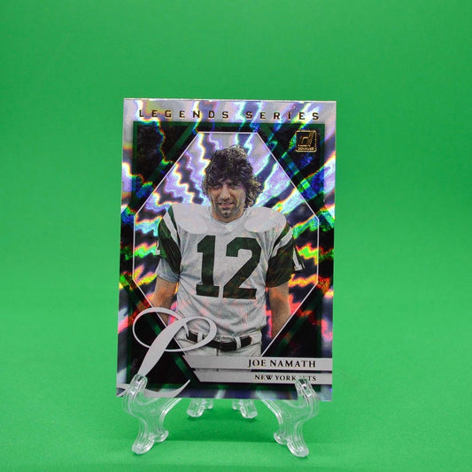 Raw Individual Card: 2021 Donruss Football Legends Series - Joe Namath (#LS13) - Hails Mary Cards