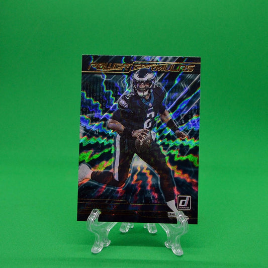 Raw Individual Card: 2021 Donruss Football Power Formulas - Jalen Hurts (#PF9) - Hails Mary Cards