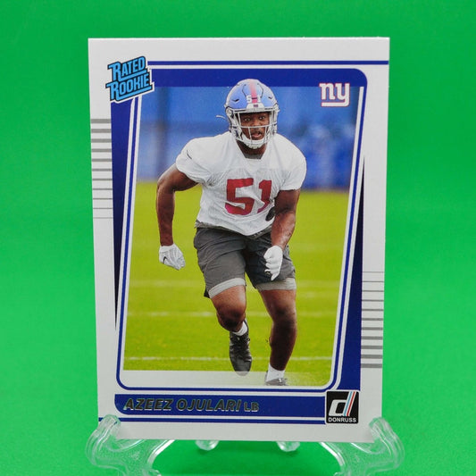 Raw Individual Card: 2021 Donruss Football Rated Rookie - Azeez Ojulari (#323) - Hails Mary Cards