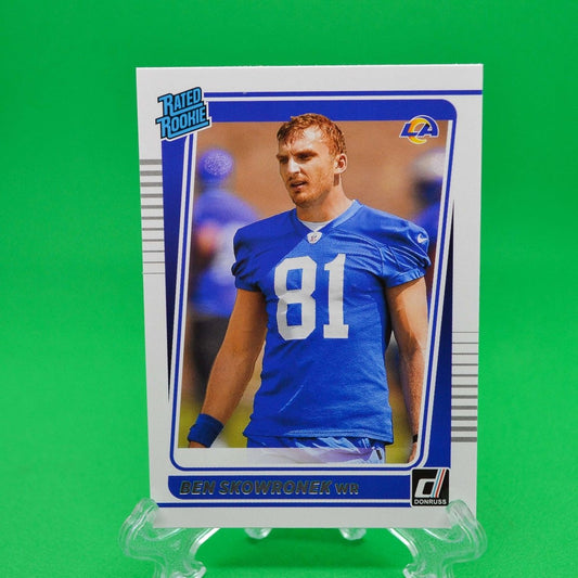 Raw Individual Card: 2021 Donruss Football Rated Rookie - Ben Skowronek (#325) - Hails Mary Cards
