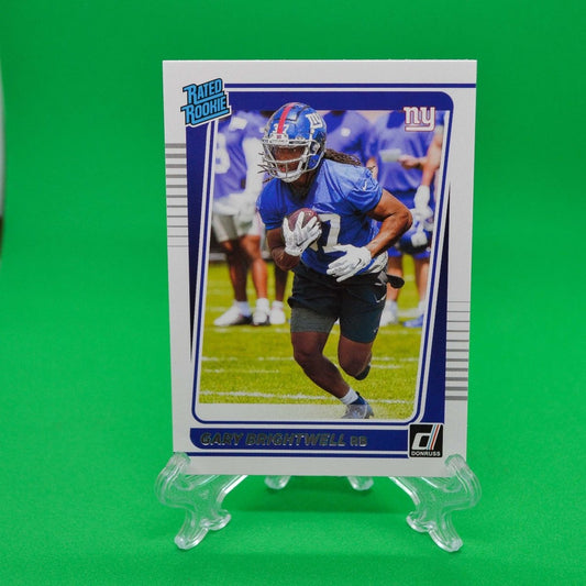 Raw Individual Card: 2021 Donruss Football Rated Rookie - Gary Brightwell (#313) - Hails Mary Cards