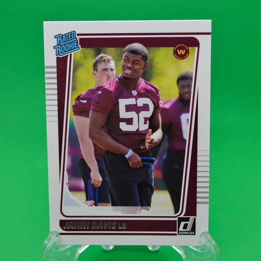 Raw Individual Card: 2021 Donruss Football Rated Rookie - Jamin Davis (#337) - Hails Mary Cards