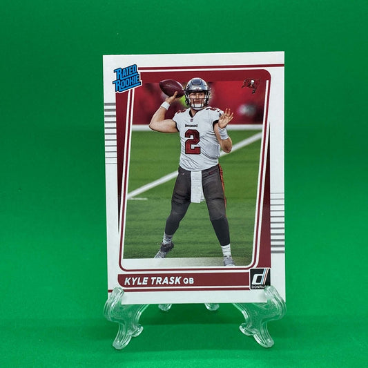 Raw Individual Card: 2021 Donruss Football Rated Rookie - Kyle Trask (#257) - Hails Mary Cards