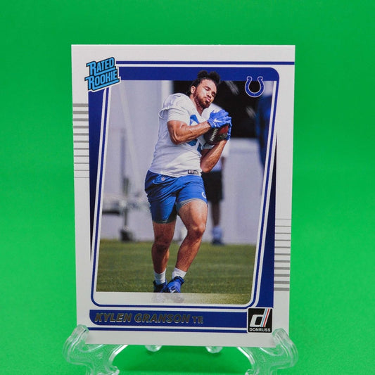 Raw Individual Card: 2021 Donruss Football Rated Rookie - Kylen Granson (#321) - Hails Mary Cards