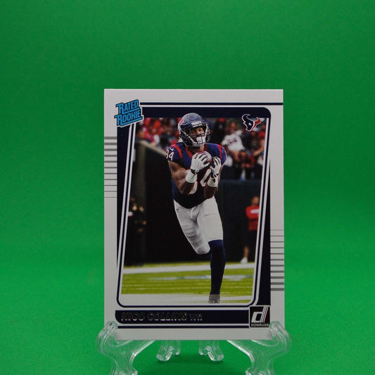 Raw Individual Card: 2021 Donruss Football Rated Rookie - Nico Collins (#280) - Hails Mary Cards